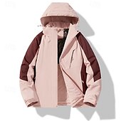 abordables Chaquetas impermeables-Mujer Chaqueta Softshell Chaqueta para senderismo Chaqueta térmica Al aire libre Impermeable Resistente al Viento Trajes de senderismo Ropa de senderismo Invierno Otoño Camiseta Camping / Senderismo