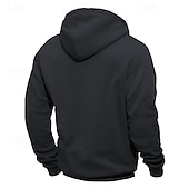 preiswerte Basic-Hoodies für Herren-Herren Kapuzensweatshirt Viertelreißverschluss Kapuzensweatshirt Schwarz Marineblau Khaki Hellgrau Dunkelgray Mit Kapuze Farbblock Patchwork Tasche Sport &amp; Outdoor Täglich Ferien Polyester Streetwear