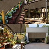 economico Protezione Solare-Parasole da esterno con protezione UV al 90%, impermeabile, antivento, facile da montare con chiusura rapida, ideale per picnic in campeggio &amp;attività all&#039;aperto, tenda da sole moderna, tessuto