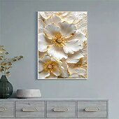 お買い得  植物画 プリント-プリント キャンバス地プリント - 抽象画 フローラル柄 近代の 伝統風 アートプリント