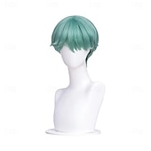 baratos Perucas de anime-Filme anime kpop caçadores de demônios cosplay bebê peruca curta verde
