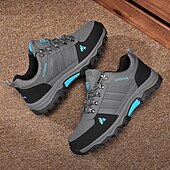 頑丈なトレッドを備えたメンズアウトドアハイキングシューズ、ウォーキング、キャンプ、荒野の旅行に最適な通気性のあるトレイルスニーカー お買い得  メンズスニーカー-頑丈なトレッドを備えたメンズアウトドアハイキングシューズ、ウォーキング、キャンプ、荒野の旅行に最適な通気性のあるトレイルスニーカー