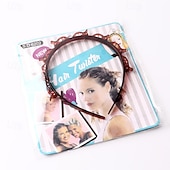 olcso Ajándék-2 db-os dupla frufru frizura hajtű, többrétegű üreges fonott fejpánt, dupla rétegű frufru csatos hajpánt, divatos keresztbe tett hajkarika nőknek és lányoknak