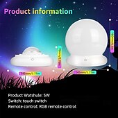 billige Projektorlys-Galaxy Star 3D-projektorlys for soverom 15 farger nattlys med fjernkontroll Aurora-projektor trådløs for barneromsdekor soverom festgave