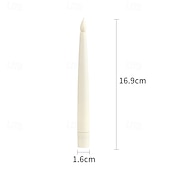 cheap Candle Lights-10/12/20 Pcs Suspended Electronic Candle Lamp Pencil Magic Wand Remote Control Halloween Christmas Party Atmosphere Decoration Lamp AAA Battery Box