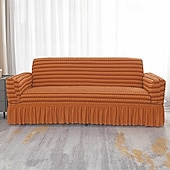 cheap Sofa Cover-3D Bubble Lattice Elegant Stretch Sofa Cover Loveseat Cover Couch Cover Spandex Elastic Sofa Slipcover Protector with Skirt
