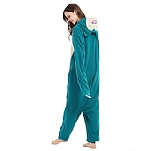 economico Costume da Animale-Pigiama Kigurumi Costume di fantasia Pigiami e camicie da notte Fantasia animale Mostri Cartone animato Caldo Costume Divertente Comodo Adulti Unisex Uomini e Donne Natale Halloween Carnevale Feste