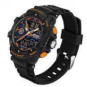 abordables Relojes digitales-SANDA Mujer Hombre Reloj Digital Al Aire Libre Deportes Moda Reloj Casual Luminoso Calendario Fecha Semana IMPERMEABLE Silicona Reloj