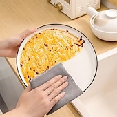 economico Utensili e gadget da cucina-2 rotoli / 40 pezzi di salviette detergenti in microfibra riutilizzabili, strofinacci da cucina multiuso, strofinacci intrecciati, panni per la pulizia della casa ecologici per soggiorno, camera da