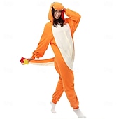 preiswerte Onesie-Kostüme-Erwachsene Karikatur Onesie-Kostüm Faschingskostüme Charizar Pyjamas-Einteiler Kigurumi-Pyjamas Lustiges Kostüm Für Herren und Damen Weihnachten Karneval Silvester Karikatur