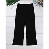 preiswerte Kleidung für lateinamerikanische Tänze-Jungen Mädchen Basic Latein Jazz Tanzhose Stretch Bootcut Hose Modern Ballroom Dancewear