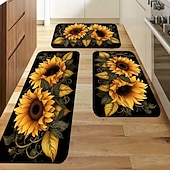 cheap Rugs &amp; Mats &amp; Carpets-Sunflower Series Long Kitchen Mat - Non-Slip, Stain-Resistant, Absorbent Rug for Entryway &amp; Home Use