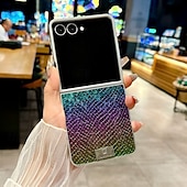 abordables Carcasas Samsung-teléfono Funda Para Samsung galaxia Z Flip 7 Z Flip 6 Z Flip 5 Z Flip 4 Z Flip 3 Funda Trasera Antigolpes Gradiente de Color