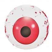 levne Halloween venku-1 ks halloween 40/60cm nafukovací vzduchový model rgb oční dekorační lampa vnitřní a venkovní nádvoří zahradní párty hororová a podivná atmosféra dekorační světla