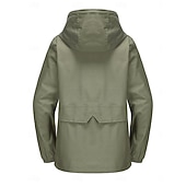 billiga Trenchcoats-Dam Trenchcoat Hoodiejacka Bekväm Andningsfunktion Dragkedja Ficka Ledigt Slät Semester Gata Dagliga kläder Utekväll Dragkedja Normal Luvtröja Normal Långärmad Ytterkläder Svart Gul Vin Vår Höst