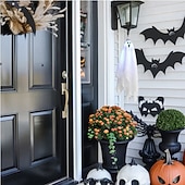 お買い得  ハロウィン室内-ハロウィンホラー中庭装飾タッチ発光サウンド電気ゴーストペンダントホワイト小型吊り下げゴースト装飾小道具1個