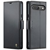 Недорогие Другие чехлы для телефонов-телефон Кейс для Назначение Google Pixel 9 ProXL Pixel 8 Пиксель 9 Откидная крышка Полная защита тела Откидная подножка Разъем для карты ТПУ Кожа PU
