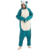 economico Costume da Animale-Pigiama Kigurumi Costume di fantasia Pigiami e camicie da notte Fantasia animale Mostri Cartone animato Caldo Costume Divertente Comodo Adulti Unisex Uomini e Donne Natale Halloween Carnevale Feste