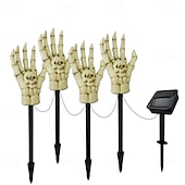 voordelige Halloween Buiten-4-in-1 buitenzonnesimulatie schedelpalm-invoeglicht binnenplaats tuinpad feest horror en vreemd decoratief licht landschapslicht
