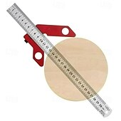 economico Strumenti manuali-Tracciatore centrale magnetico per lavorazione del legno con strumento di marcatura a 45 gradi, calibro di tracciatura della linea centrale rotonda in faggio per carpenteria, layout di precisione e