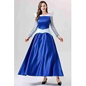 levne Dámské Kostýmy-Spící kráska Pohádka Princeznovské Popelka Šaty Cosplay kostým Plesové šaty Postavy z pohádek cosplay Filmové kostýmy for Dámské Dospělé předvečer Všech svatých Karneval Světový den knihy Výkon