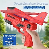 billiga partifavör-4 st skumglidflygplanskastare med 3 flyglägen, livfulla färgglada designer &amp;slitstark plastkonstruktion - flygleksaker för utomhusbruk för pojkar &amp;flickor från 3 år och uppåt