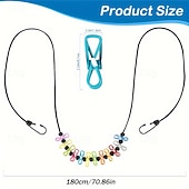 Недорогие Снижено до $30-дорожная выдвижная портативная бельевая веревка с 12 прищепками подходит для стирки и сушки белья в помещении принадлежности для кемпинга на открытом воздухе бельевые веревки