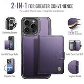 お買い得  iPhone用ケース-電話 ケース 用途 iPhone 16 Pro Max プラス iPhone 15 14 Pro Max Plus iPhone 16e バックカバー スタンド付き 磁石バックル ワイヤレス充電をサポート レトロ風 TPU PUレザー