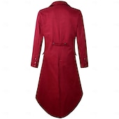 economico Cime-Retrò Vintage Punk &amp; Gotico Medievale Cappotto Smoking Frac Vampiro Cavaliere Costume Per uomo Stile Steampunk Halloween Performance Festa / Sera LARP Adulti Cappotto