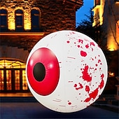 levne Halloween venku-1 ks halloween 40/60cm nafukovací vzduchový model rgb oční dekorační lampa vnitřní a venkovní nádvoří zahradní párty hororová a podivná atmosféra dekorační světla