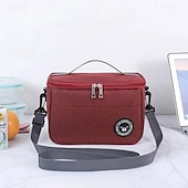 cheap Luggage &amp; Travel Storage-Lunch Bag for Women and Men for Back to School Office Picnic Hiking Beach New Insulated Tote Portable Bento Bag for Work Fresh Keeping Food Container Lunch Box Bag