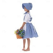 levne Dívčí kostýmy-Čaroděj ze země Oz Pohádka Dorothy Šaty Kostým Postavy z pohádek Filmové kostýmy for Dívčí Dětské předvečer Všech svatých Karneval Světový den knihy Výkon Vzdělávací převlékání Oblékání na školní akci