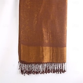 billiga Sjalar-Damhalsduk i paisleymönstrad jacquardmönster i akryl – varm, trendig lång franssjal med etnisk stil för hösten &amp;vinter