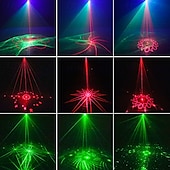 Χαμηλού Κόστους Φώτα Laser Χαλοουίν-φως ντίσκο πάρτι φως ντίσκο φώτα πάρτι με τηλεχειριστήριο μουσικής ελεγχόμενης LED φλας ντίσκο πάρτι strobe για πάρτι γενεθλίων για το Halloween