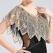 cheap Wedding Guest Wraps-Women&#039;s Wrap Elegant Sun Protection Short Sleeve Lace Wedding Wraps With Crystals For Formal Summer
