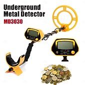 رخيصةأون نشاط خارجي-جهاز كشف المعادن المحمول تحت الأرض MD-3030، جهاز كشف الكنوز والذهب بشاشة LCD مقاومة للماء - كاشف الوظائف