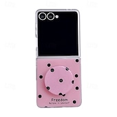 abordables Coques Samsung-téléphone Coque Pour Samsung Galaxy Z Flip 7 Z Flip 6 Z Flip 5 Z Flip 4 Z Flip 3 Coque Arrière Antichoc Rétro TPU faux cuir
