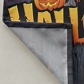 abordables Bain d&#039;Halloween-Rideau de douche d&#039;Halloween avec crochets en polyester lavable et imperméable, décoration de salle de bain et baignoire