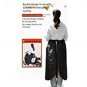 baratos Mangas &amp; Cachecol-um aquecedor de joelho de inverno com saia à prova de vento e forro de lã vendido como uma única peça
