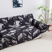 cheap Sofa Cover-Elastic Sofa Cover With Geometry Print Stretchable Living Room Sofa Combination Horizontal Sofa Cover for 1/2/3/4 Seats Suitable for All Seasons
