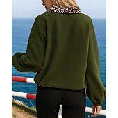 economico Felpa &amp; Sweatshirt-Per donna Felpe Giacca in pile morbido polare Cerniera a un quarto Manica Lunga Top Athleisure Di pile Antivento Leggero Caldo Escursionismo Allenamento Atletico abbigliamento sportivo Abbigliamento
