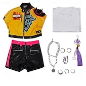 preiswerte Damenkostüme-Kpop-inspiriert Von koreanischen Idolen inspiriert Idol Popstar Kostüm Festkleidung Virtuelles Idol for Damen Erwachsene Halloween Karneval Leistung Comic-Konzert Anime Expo