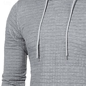 economico Felpa Tattica-Per uomo Felpa con cappuccio Felpa con cappuccio a nido d&#039;ape Felpa con cappuccio tattica Nero Bianco Grigio chiaro Grigio scuro Con Cappuccio Semplice Cerniera Testurizzato Sport &amp; Outdoor Casuale