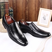 levne Pánské nazouváky a mokasíny-Pánské nazouvací společenské boty - mokasíny s hranatou špičkou pro business casual do kanceláře, na svatbu i na každodenní nošení