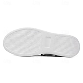 economico Scarpe Casual con Lacci-Per uomo Scarpe Casual Camminata Casual Tessuto Confortevole Antiscivolo Traspirante Allacciatura Nero Bianco Grigio Primavera Autunno Inverno