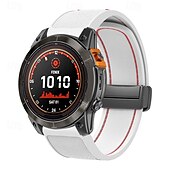 preiswerte Garmin-Uhrenarmbänder-Uhrenarmband für Garmin Fenix 8 47mm 51mm 7X 6 6X Pro Epix Pro Instinct 2X Approach S70 S62 S60 Forerunner 955 945 Epix Marq Descent Quatix 22mm 26mm Edelstahl Silikon Ersatz Gurt Schnellspanner