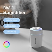 tanie Nawilżacze i osuszacze powietrza-180 ml mini nawilżacz powietrza USB elektryczny do domu i biura, montowany na biurku w pojeździe, kolorowy nawilżacz