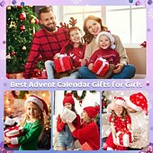 tanie Kalendarz adwentowy-Bransoletki z kalendarzem adwentowym na Boże Narodzenie 2025 dla dziewcząt, 24-dniowy zestaw do samodzielnego tworzenia biżuterii z 22 koralikami i 2 regulowanymi bransoletkami, prezent odliczający