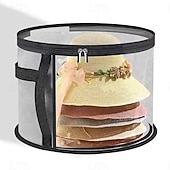  Set de 2 cutii de depozitare pentru pălării pentru femei – cutii mari și transparente pentru depozitarea pălăriilor, pentru pălării de soare cu boruri largi, pălării de cowboy &geantă pliabilă pentru