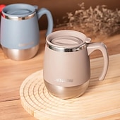 economico Utensili e gadget da cucina-Bicchiere da caffè isolato in acciaio inossidabile da 16,91 once con coperchio – tazza sottovuoto a doppia parete per bevande calde &amp;bevande fredde, perfette per la casa, l&#039;esterno, il campeggio e